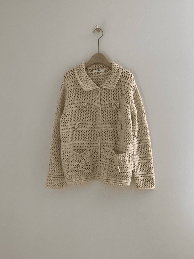 헬로마틸다 [리브레]코사지 가디건