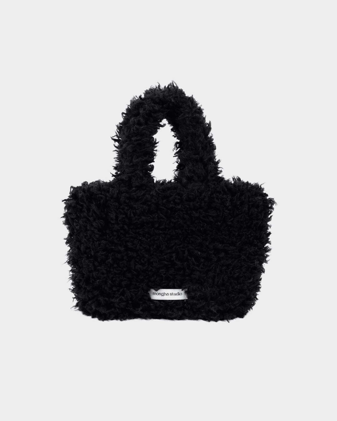 poodel tote bag - black