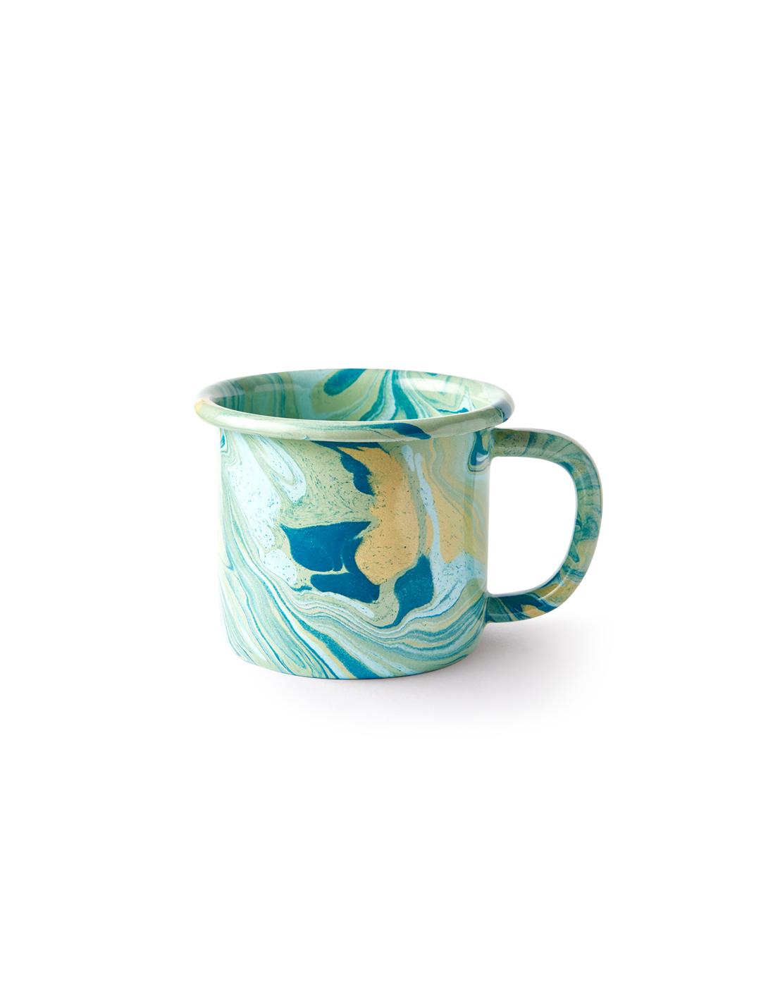 NEW MARBLE Large Mug 300ml ​​Mint