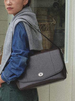 [단독]monde mail bag_vintage brown