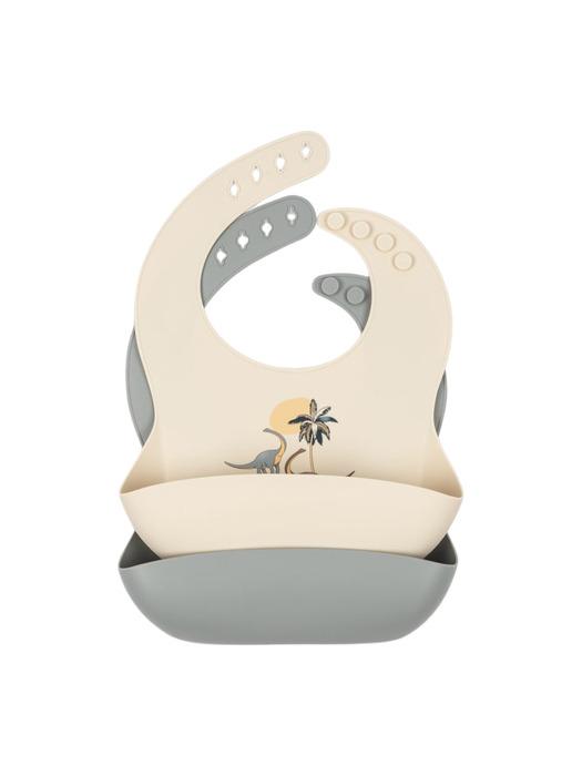 [국내공식] 실리콘 턱받이 2팩 DINO