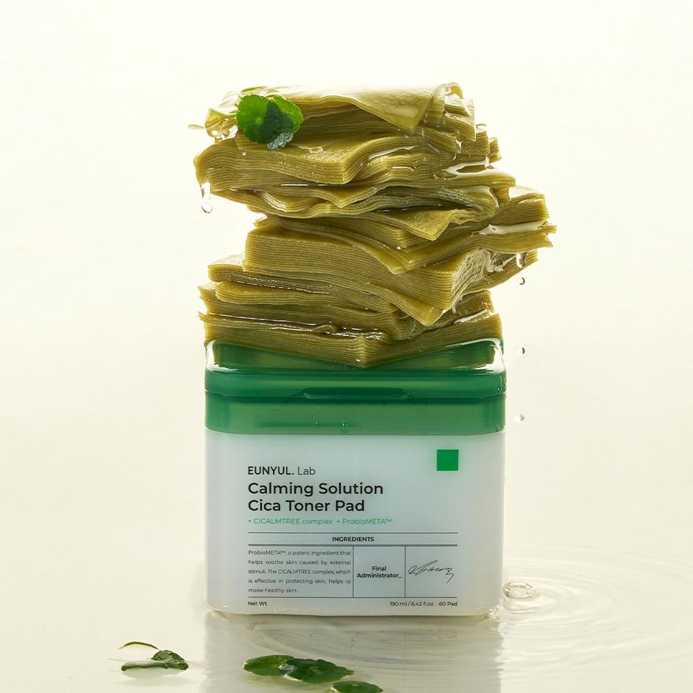 은율 랩 카밍 솔루션 진정 부스터 사각 시카패드 60매, 190ml
