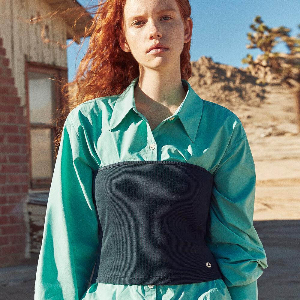 [Dusty blue S,M 5/11 순차발송] Ribbed tube top_3colors