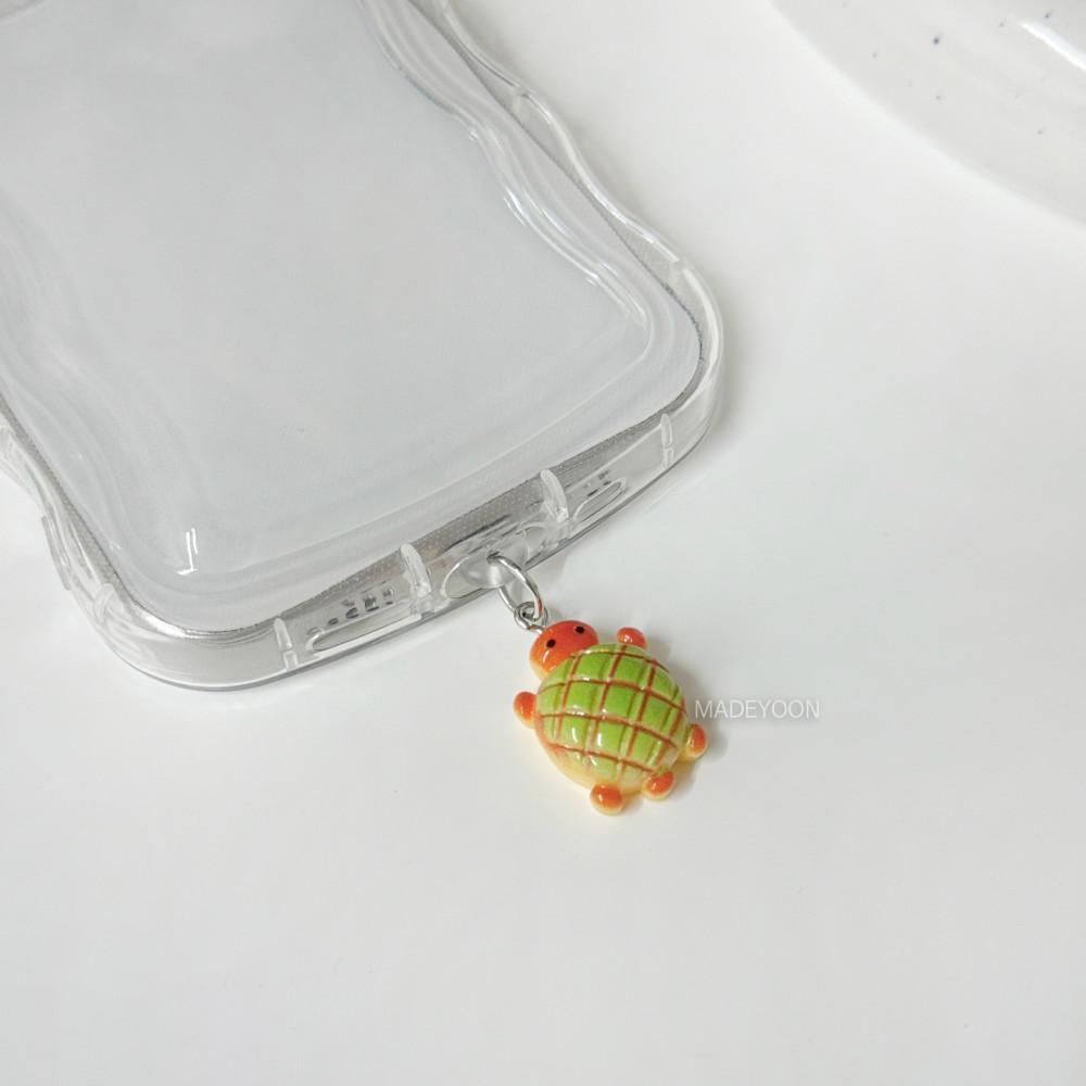 메론빵 거북이 충전 캡 단자 먼지방지 폰마개 8핀 C타입 보호캡 메이드윤