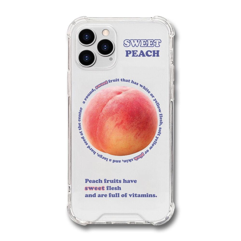 메타버스 범퍼클리어 케이스 아크릴톡 세트 - 스위트 피치(Sweet Peach)