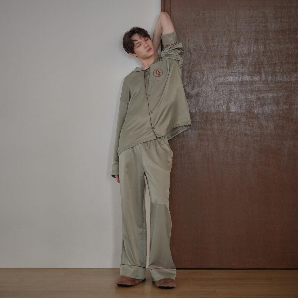 CLASSIC PAJAMA SET_ash olive