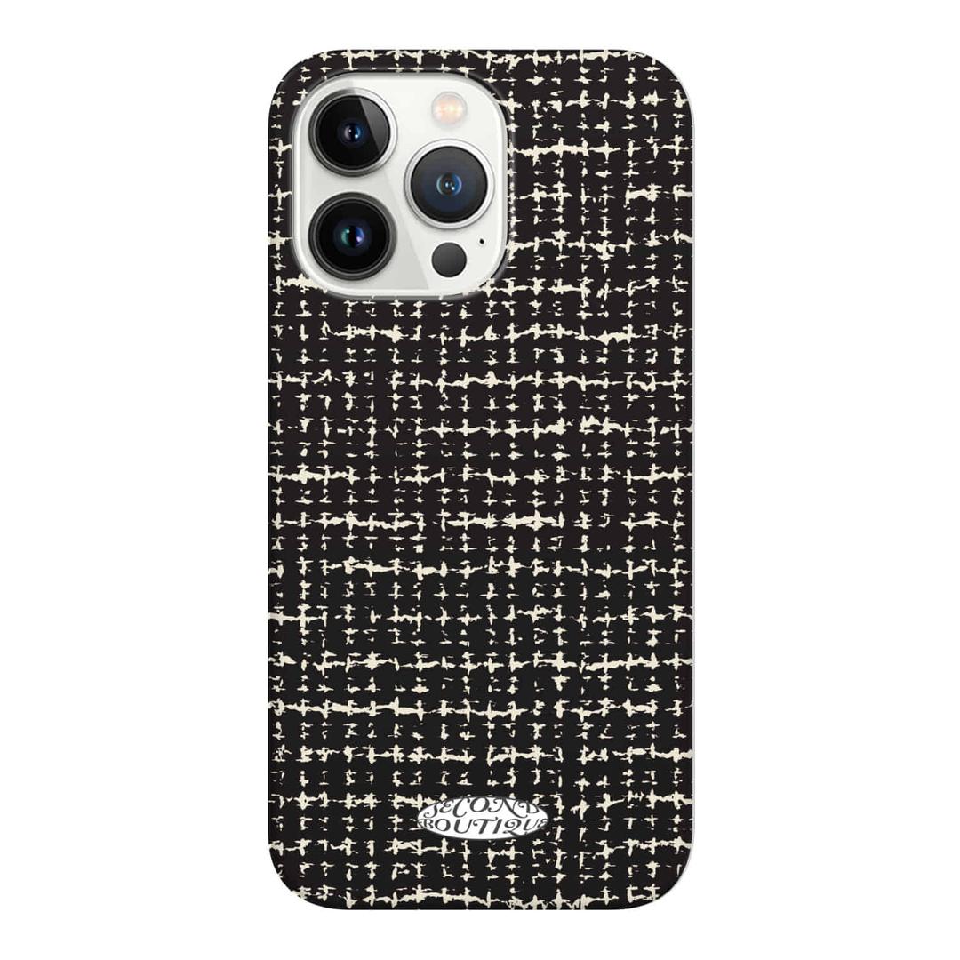 [hardcase] Black tweed pattern hardcase