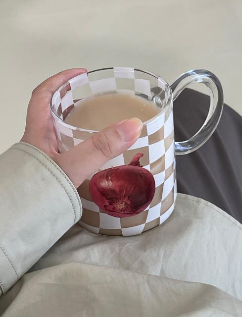 Grid Glass Cup 그리드 유리컵