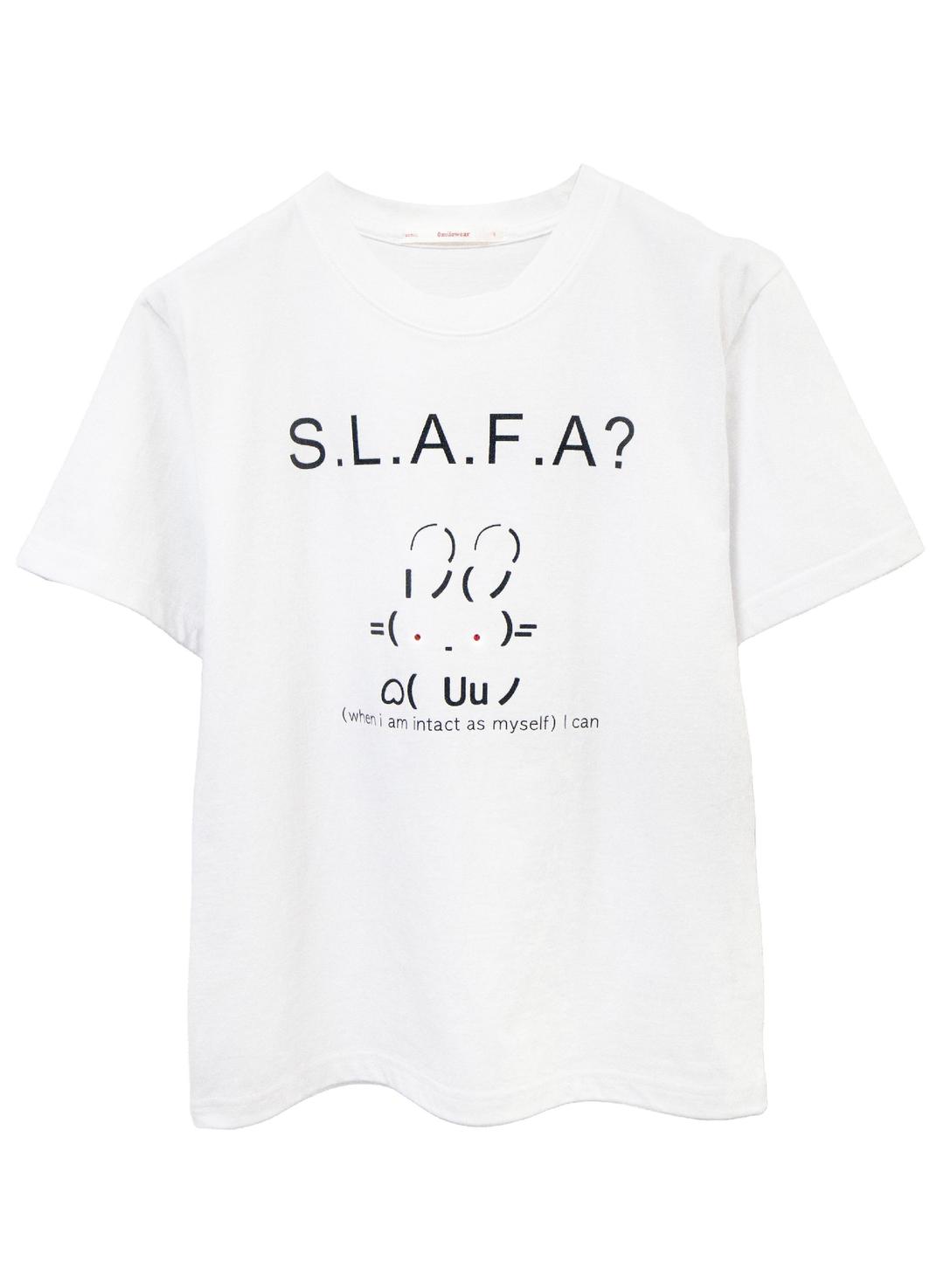 shiny rabbit t-shirt_ white