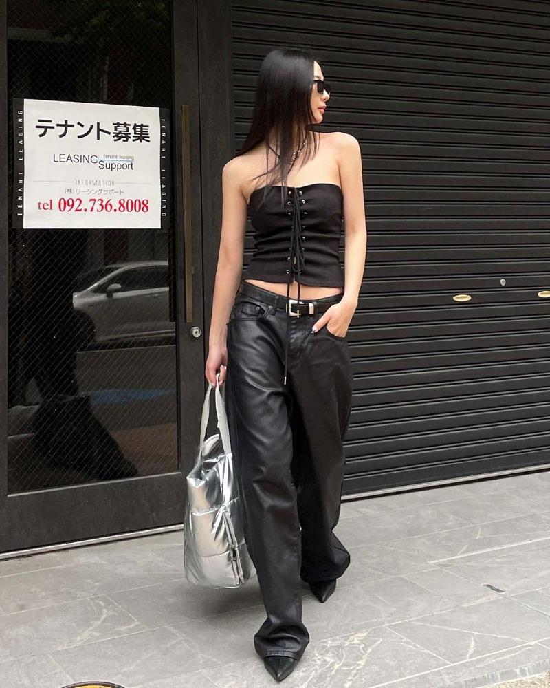 [Unisex] Trip coated jeans