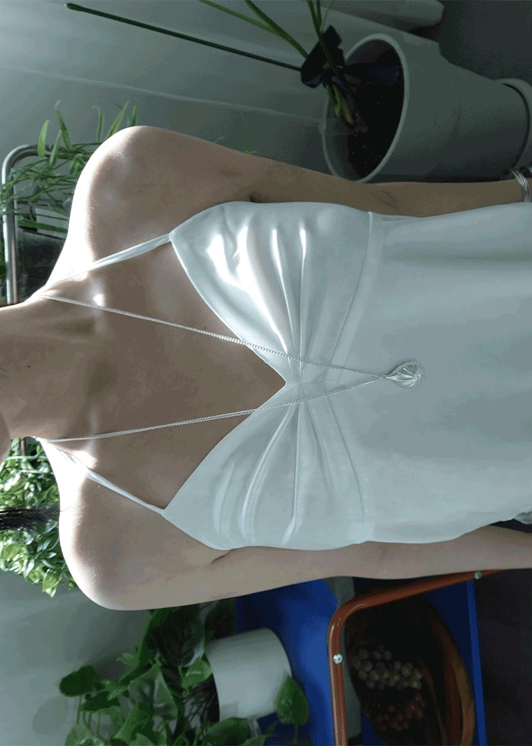 water drop necklace | 물방울 드롭 목걸이