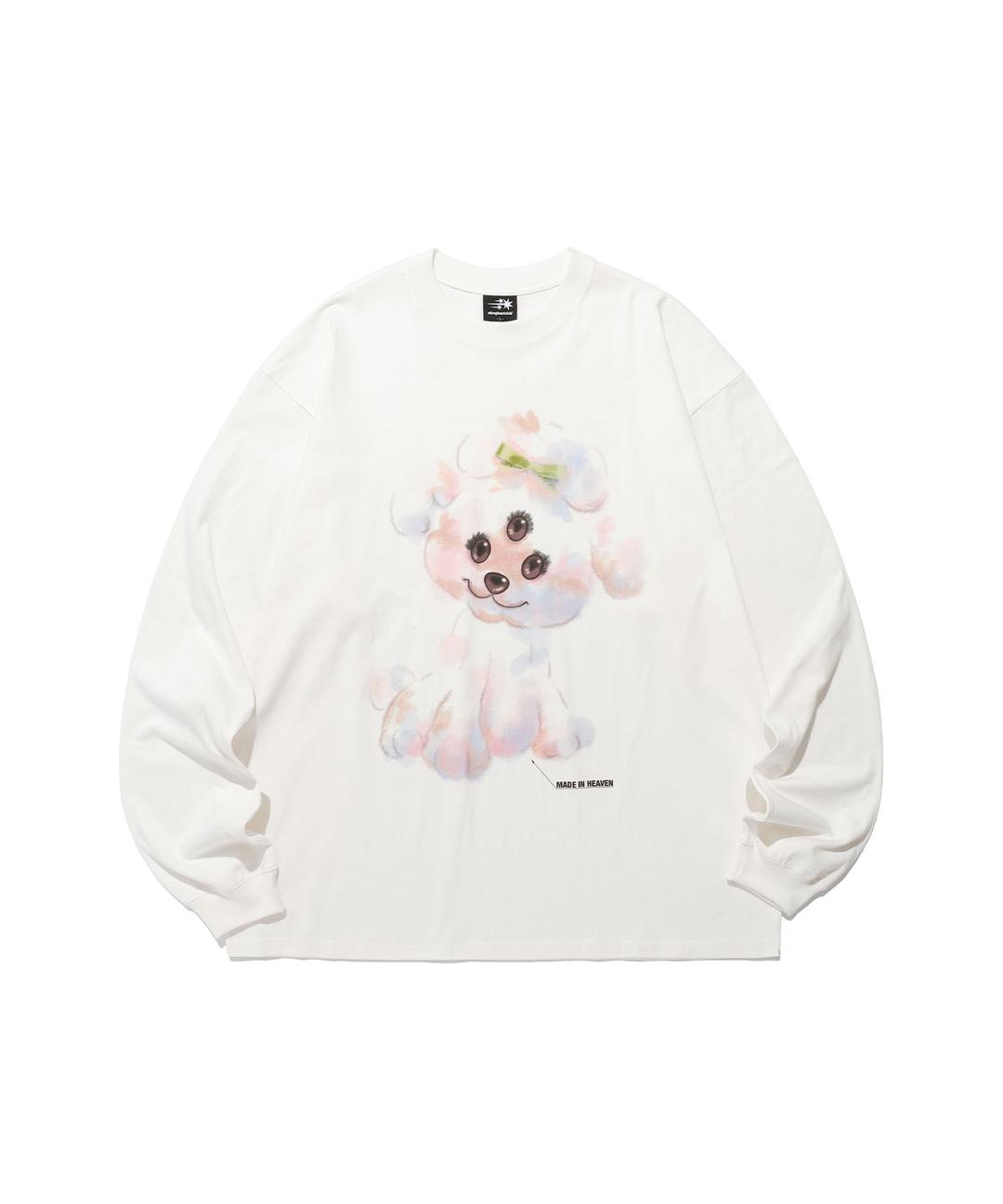 3eyes dog big big l/s tee[white]