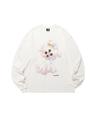 3eyes dog big big l/s tee[white]