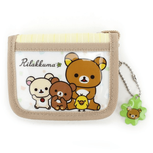 산엑스 리락쿠마 코리락쿠마 키이로이토리 챠이로이코구마 지갑