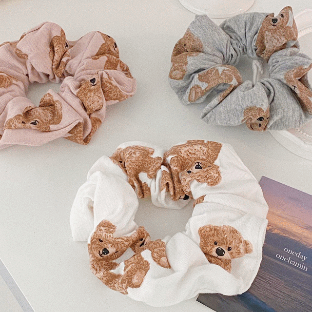 [2개이상구매시무료배송]테디베어곱창밴드ver.2/ 3color