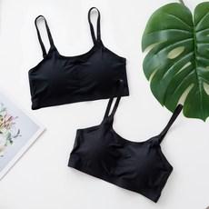 맬러뮤트 하이브리드 노라인 심리스 끈 브라탑 2종 세트