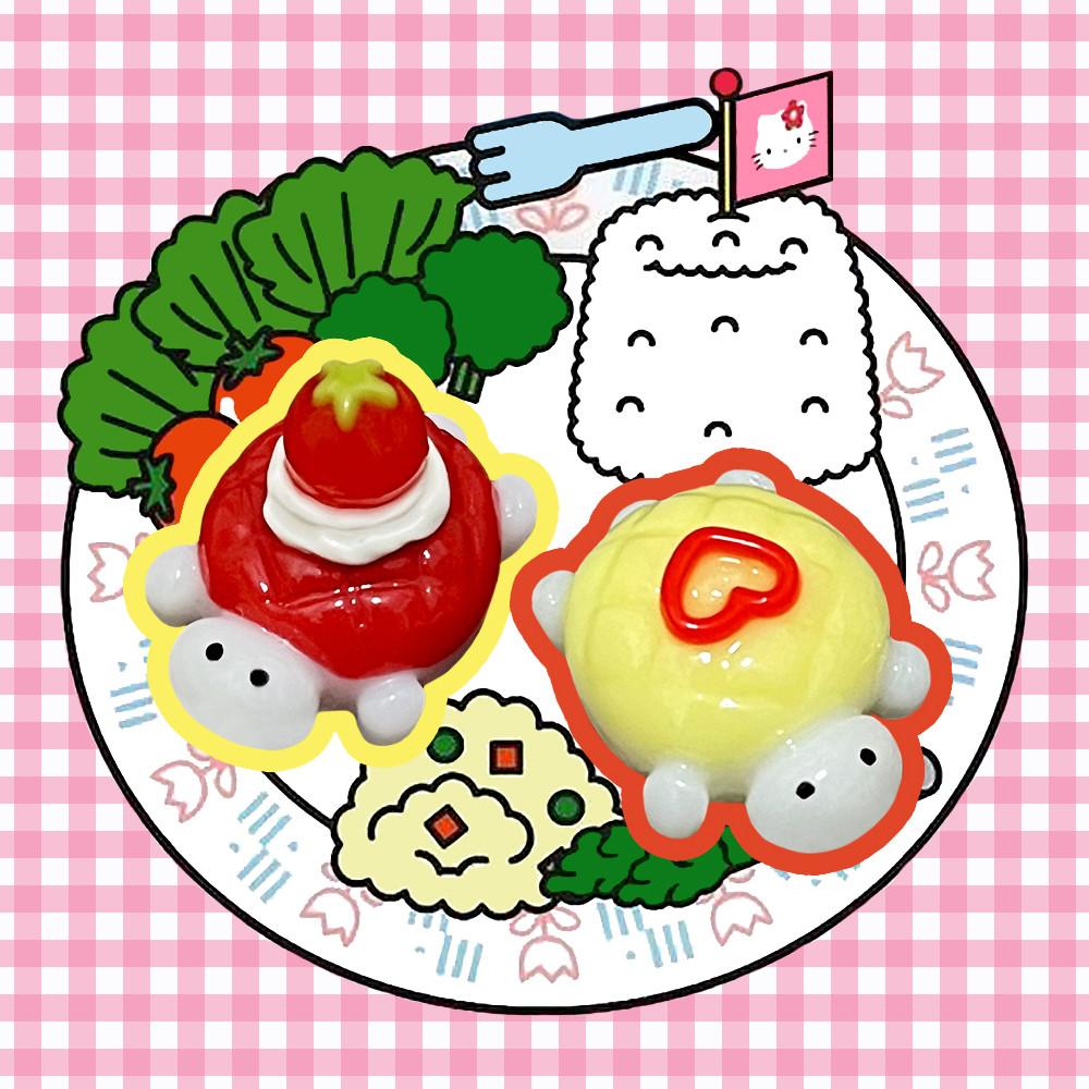 토마토 오므라이스 거북이 메론빵 키링 휴대폰고리 핸드폰 고리 폰스트랩