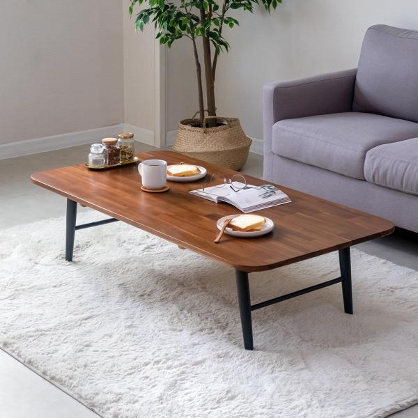 코코아 아카시아 원목 800 1000 1250 접이식 소파 테이블