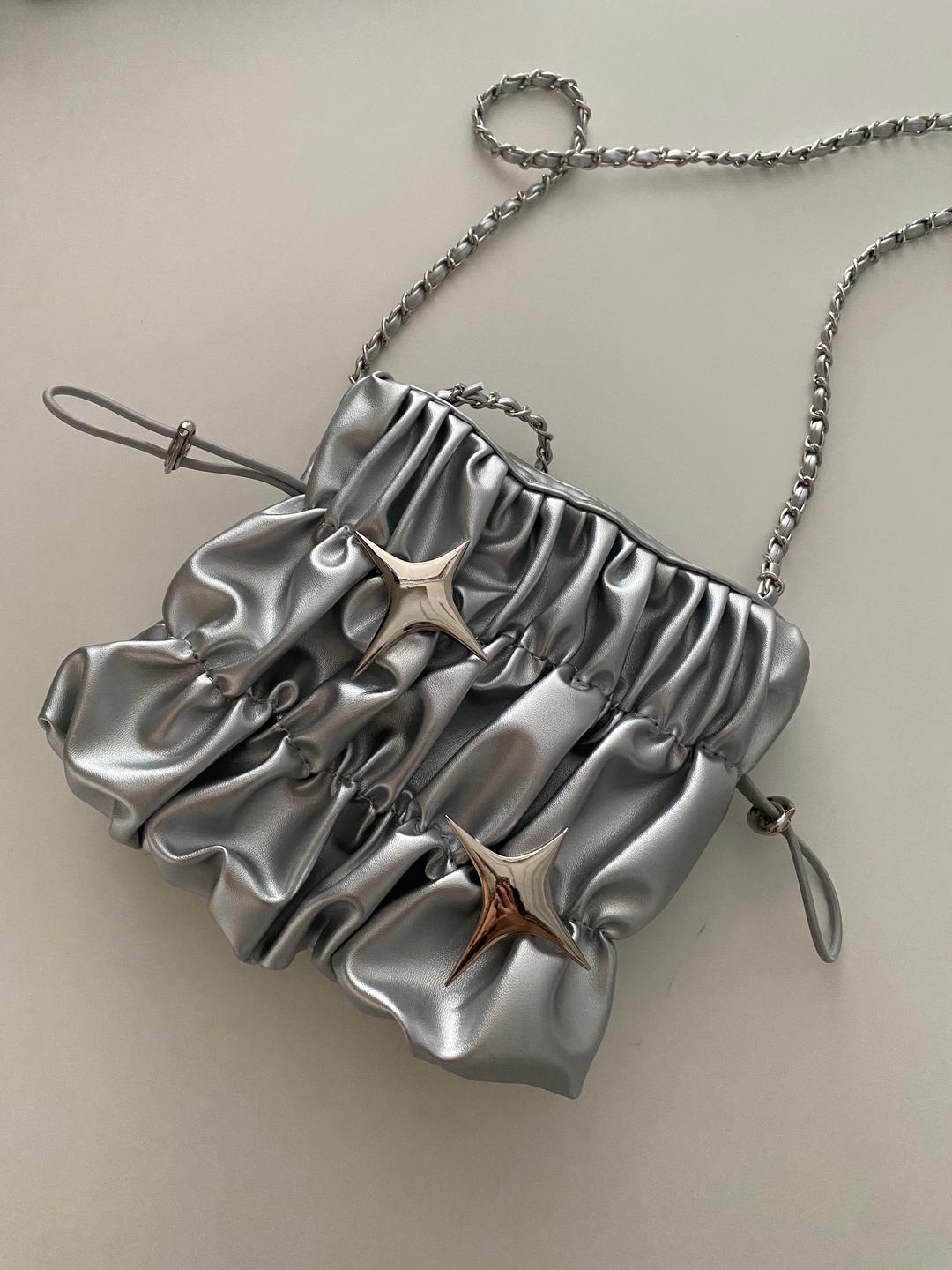 wrinkle sliver bag