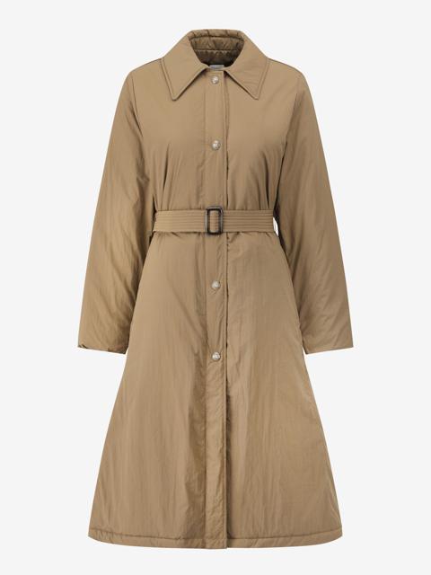 논퀼팅 벨티드 롱 다운 점퍼_L254PSJ032