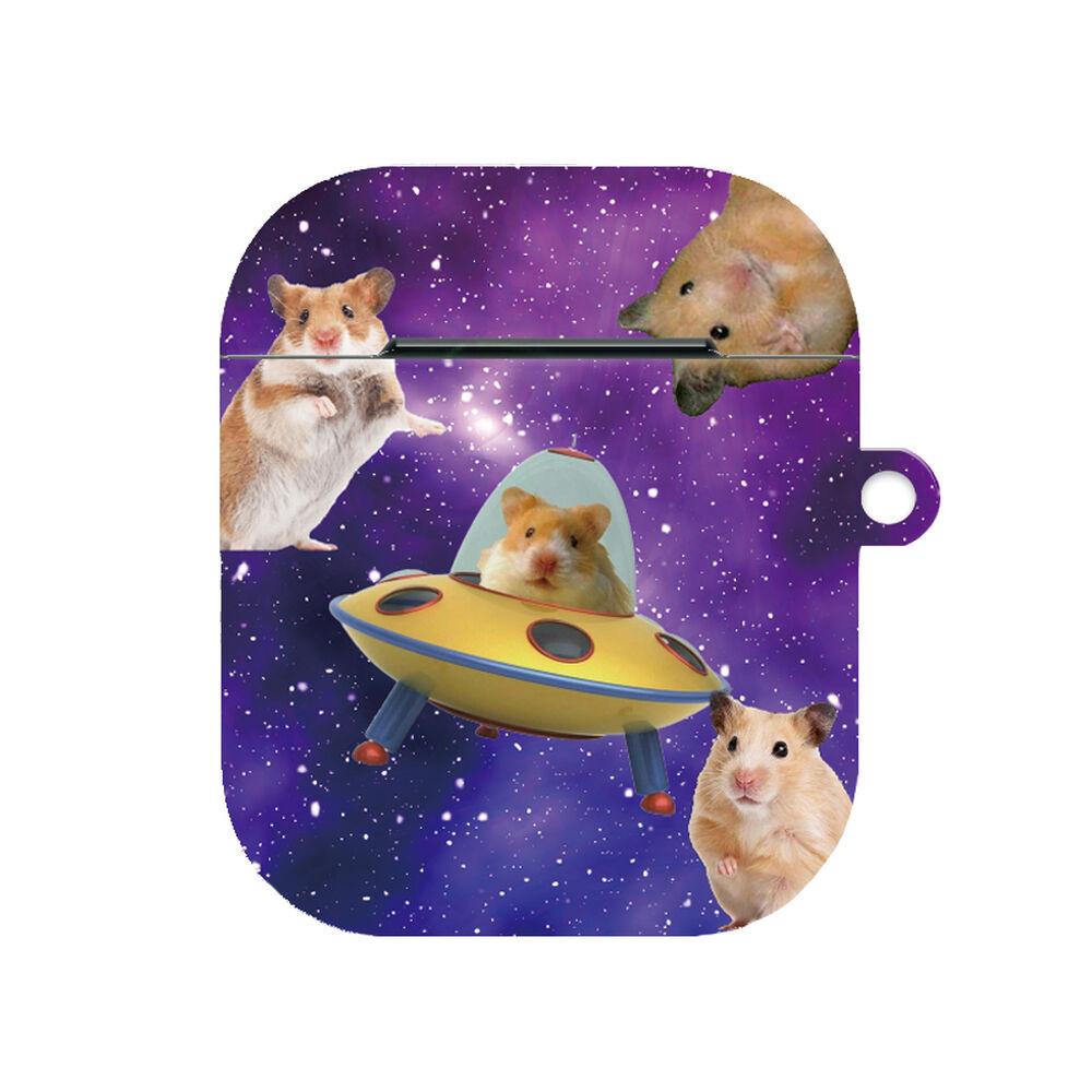 우주선 햄스터 하드 에어팟 케이스