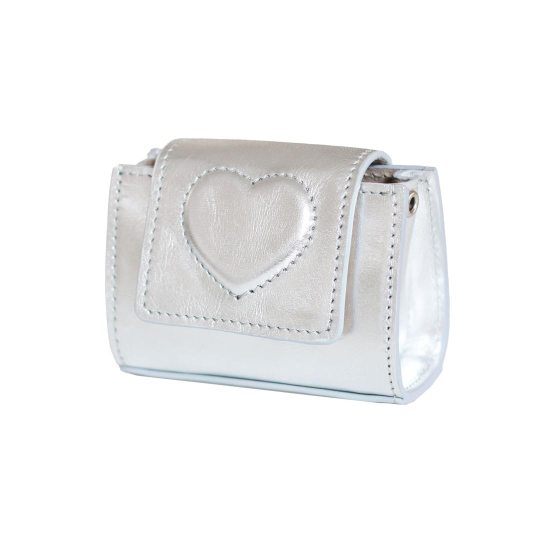 'shape of' microbag - silver