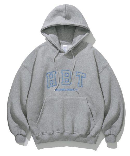 하비스트 오버핏 기모 후드 그레이 OYHD2393