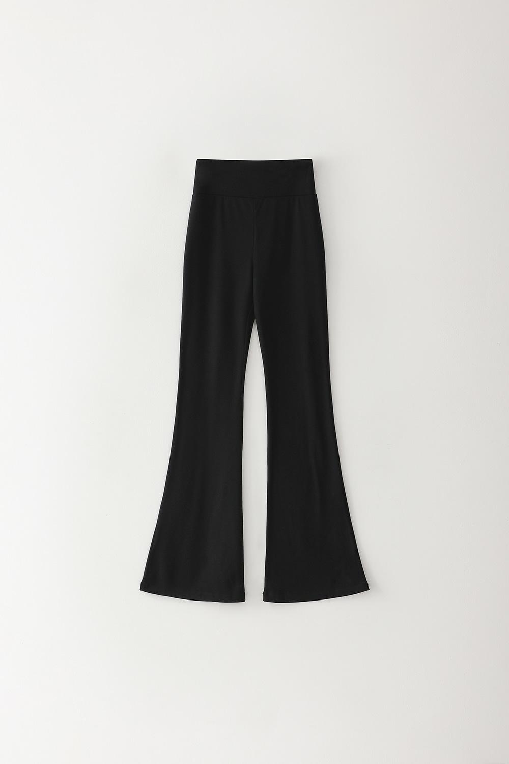 Warm Bootscut Pants_Black