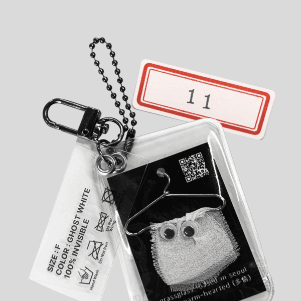 ghost shawl keyring