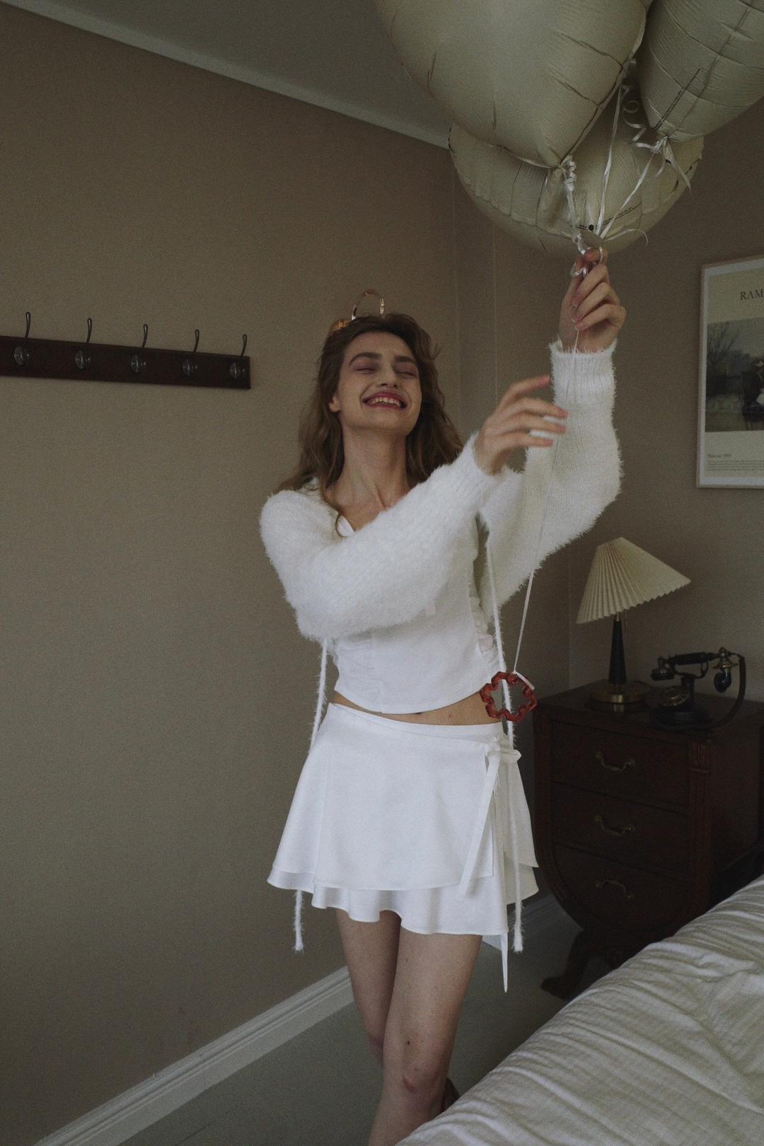 SNUGGLE RIBBON BOLERO (IVO)