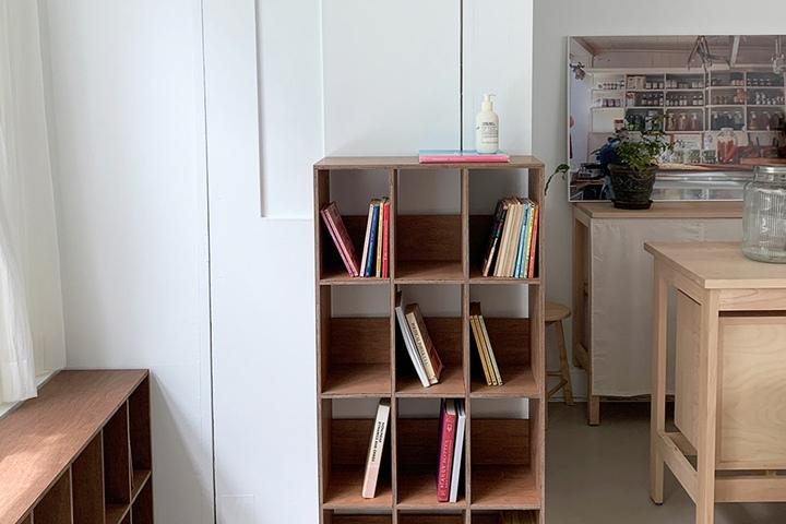 우드 책장 3x4 (세로형)