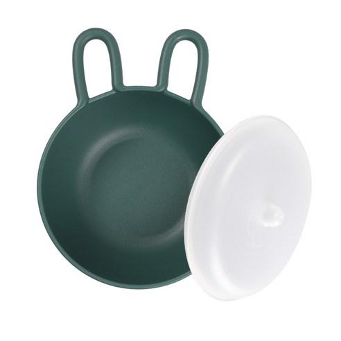 나인웨어 애니멀 래빗 시리얼볼 + 뚜껑세트, 그린, 1세트 - 시리얼볼 | 쿠팡