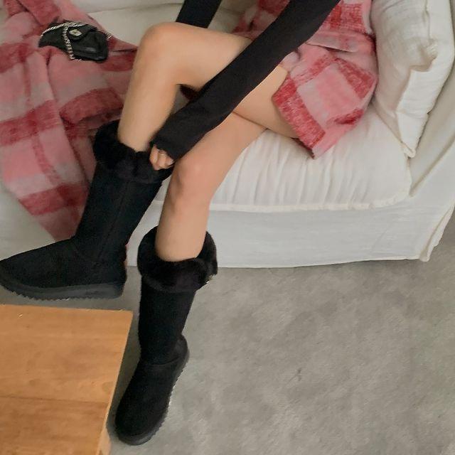 럭스 퍼 롱 어그 부츠