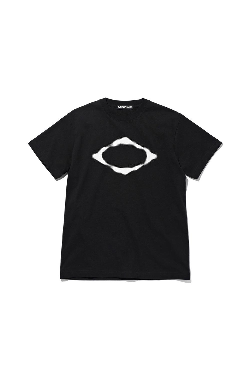 [3/6 RELEASE]RHOMBUS BLUR T-SHIRTS BASIC_BLACK