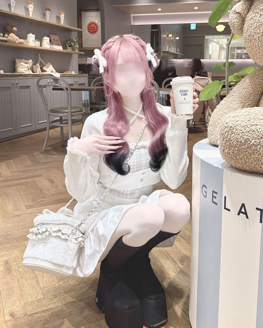 チェッククロスアンサンブルトップス ピンク | ファッション通販＆メディアMyColor ～マイカラー～