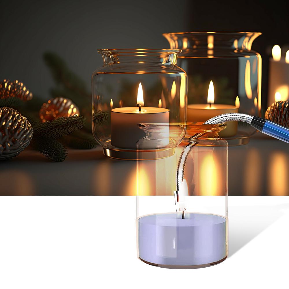 노바리빙 플렉시블 USB 충전식 플라즈마라이터 신기한 긴 전기라이터 블랙 캔들 프라즈마