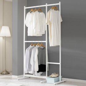 [키모] 철제 2단 행거 와이드 1200 옷걸이행거 스탠드 옷걸이