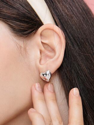 韓国発【Hei】alice heart earring☆ピアス Hei□Alice Heart Earring ピアス 韓国/追跡付 (Hei/ピアス