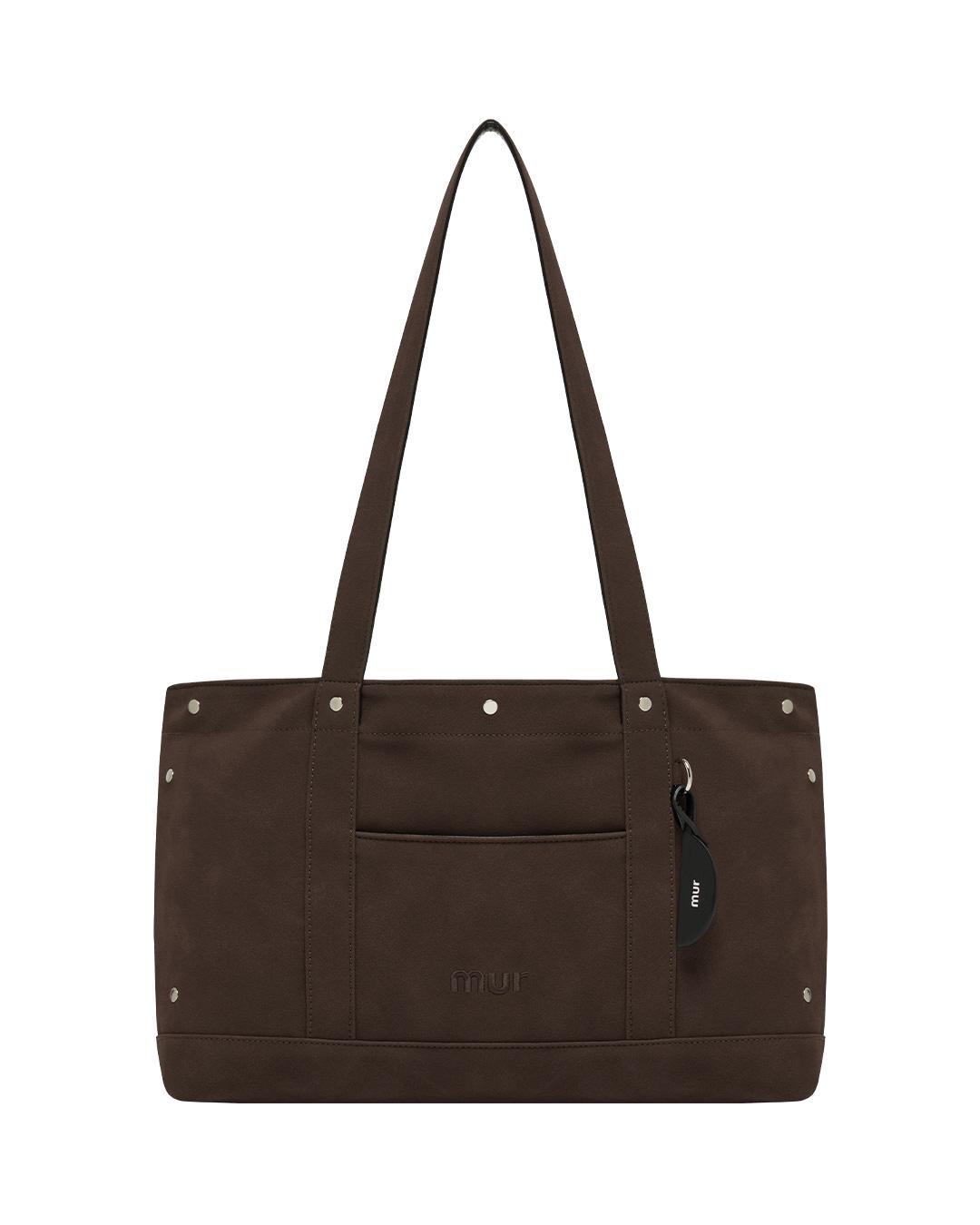 Reversible Polar bag-리버시블 폴라백 / Suede Darkbrown, Black
