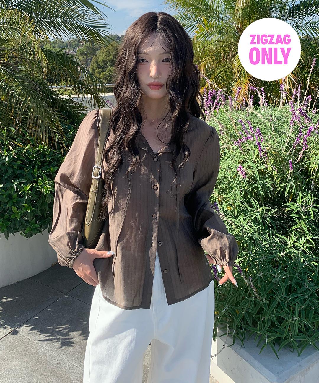 스파오 [직잭단독💖] 프릴 블라우스_SPBWG23W04