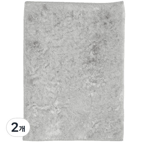 오일팡 행주 그레이, 17 x 24 cm, 2개 - 주방세척도구 | 쿠팡