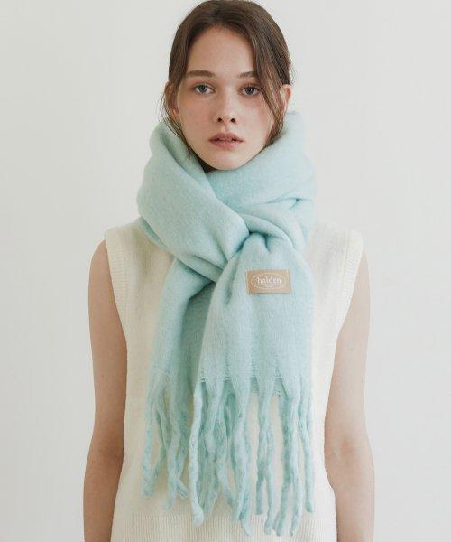 heavy hairy muffler (M026_mint)
