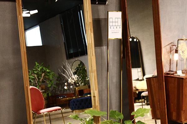 멀바우 오크 원목 대형 와이드 전신거울 인테리어 벽걸이 현관 스탠드 거울 CL093