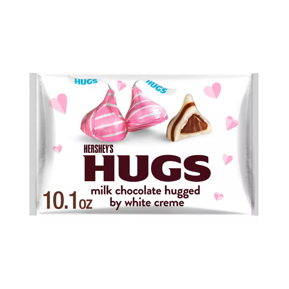 허쉬 키세스 발렌타인데이 화이트크림 허그 밀크 초콜릿 286g