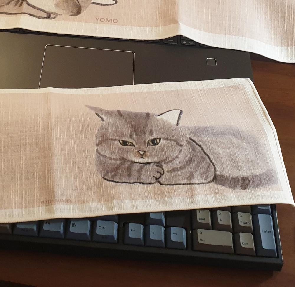 [별냥이제작소] 고양이 키보드 덮개 -삐졌다옹