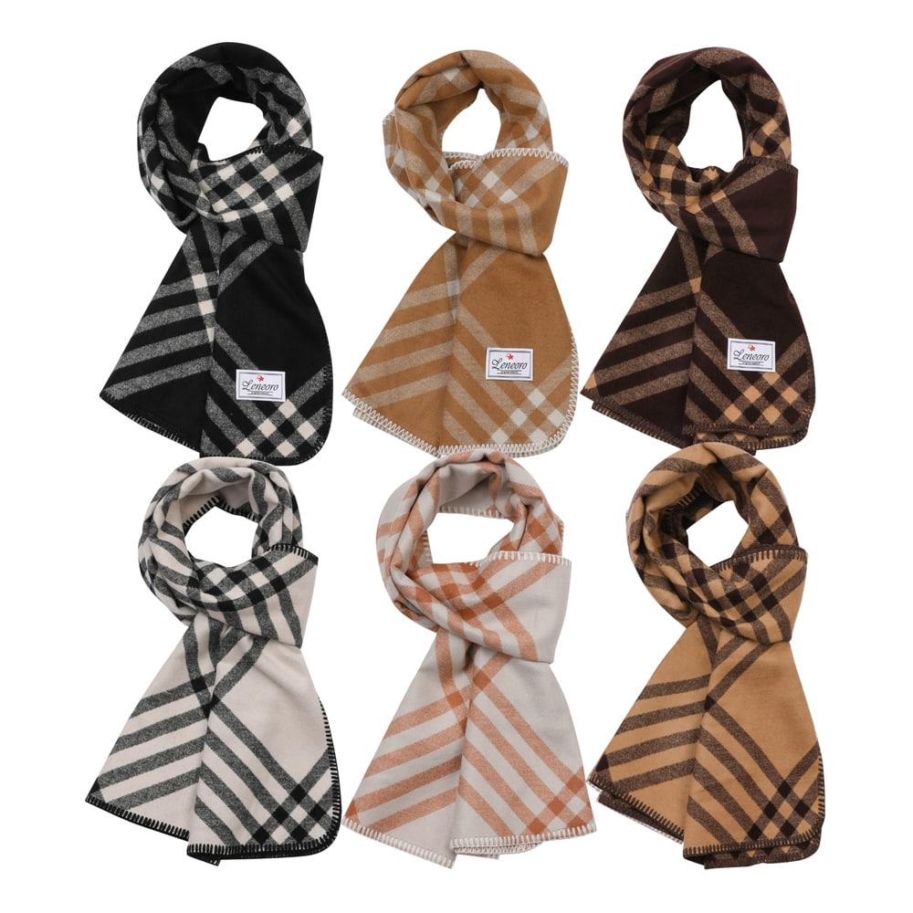 틸트 체크 머플러 (3색상)