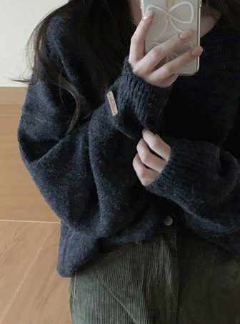 머랭 브이넥 니트 (5color)