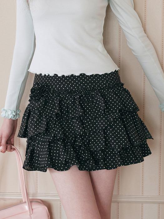 Cest_Dot layered skirt