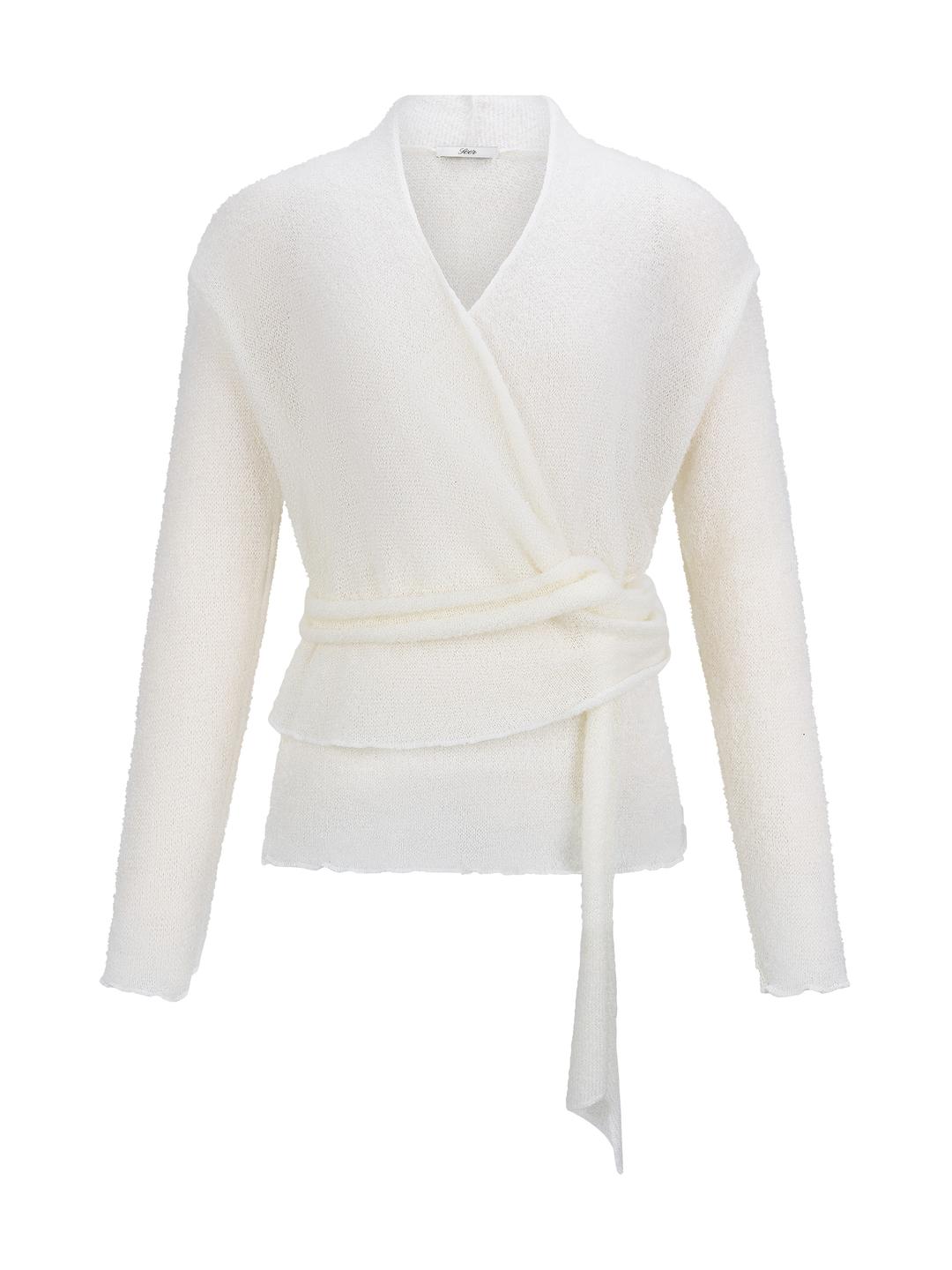 softie wrap cardigan_ivory