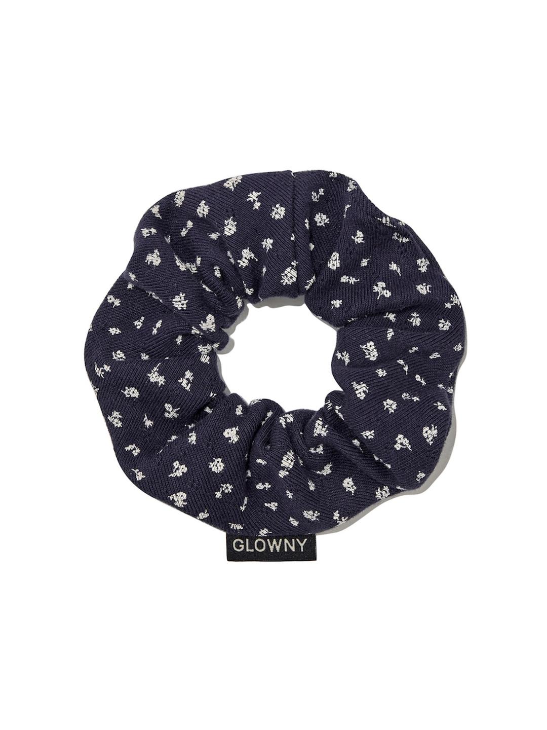 PROVINCE EYELET SCRUNCHIE (BLACKBERRY BLOOM)